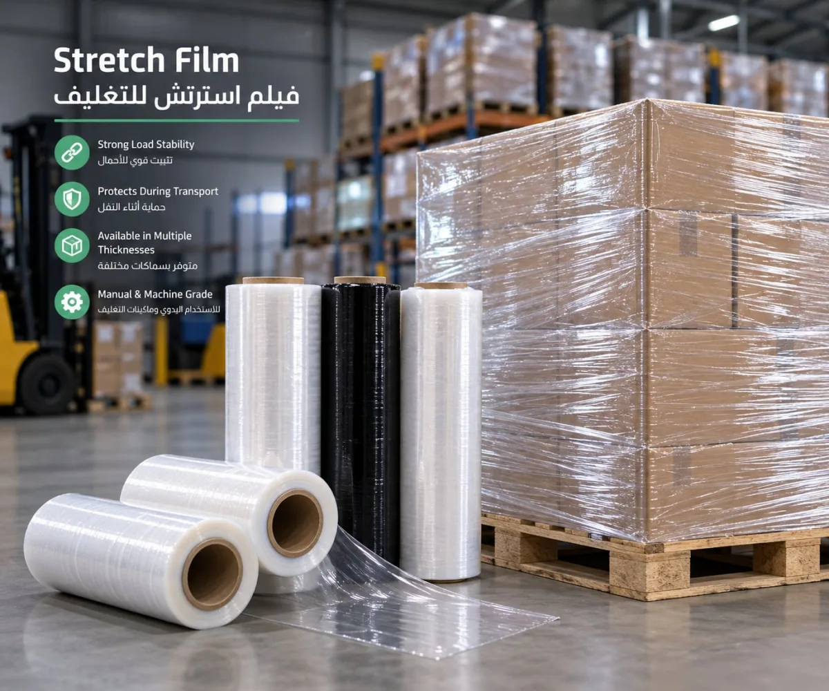 فيلم استرتش للتغليف – Stretch Film